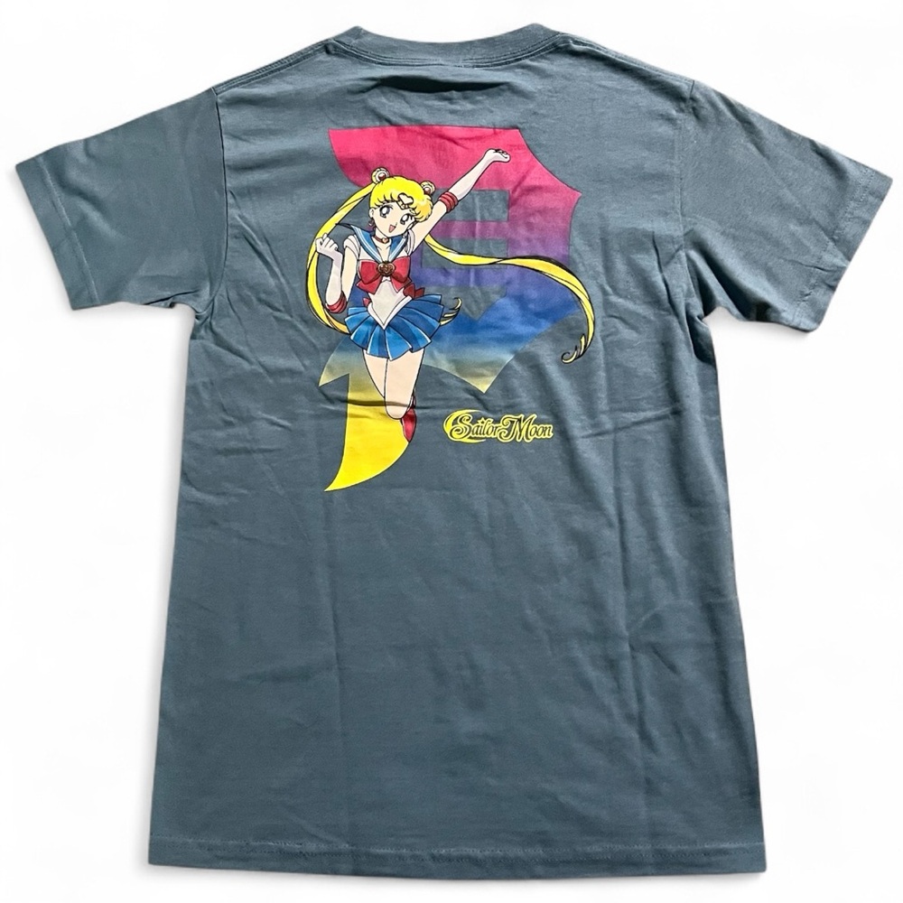 Primitive Sailor Moon Slate Blue Women’s Graphic Tee